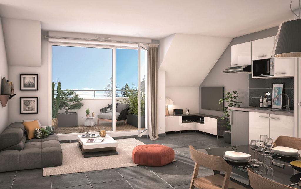 Achat duplex à vendre 3 pièces 71 m² - Saint-Ouen
