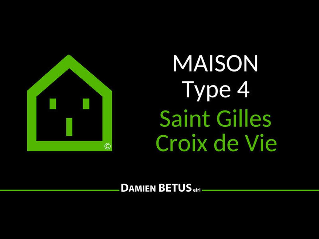 Achat maison à vendre 3 chambres 99 m² - Saint-Gilles-Croix-de-Vie