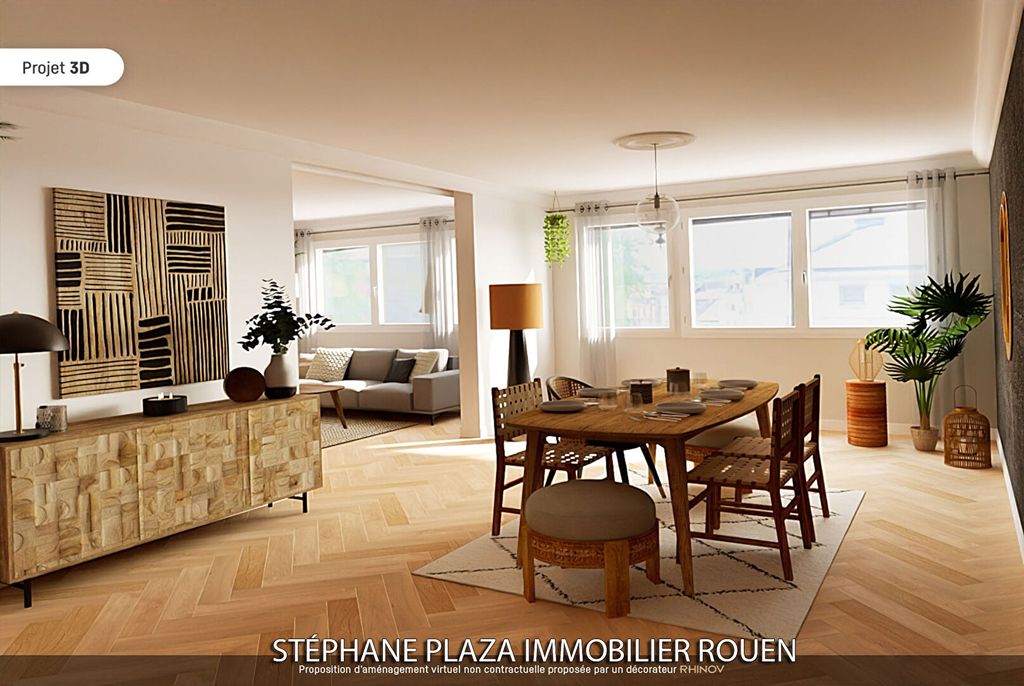 Achat appartement à vendre 5 pièces 120 m² - Rouen