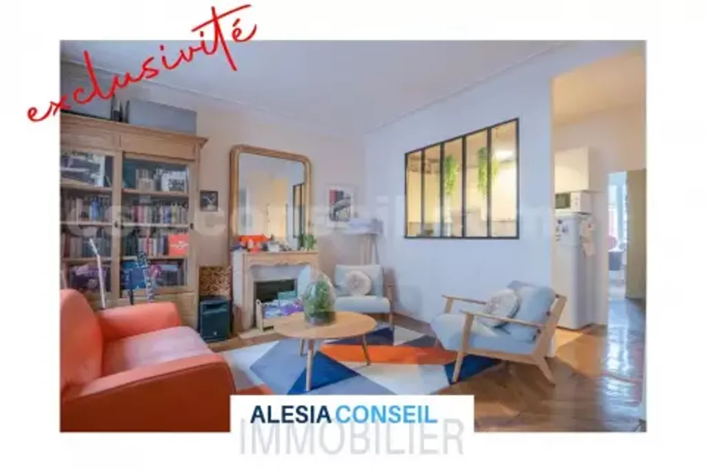 Achat appartement à vendre 5 pièces 78 m² - Paris 14ème arrondissement