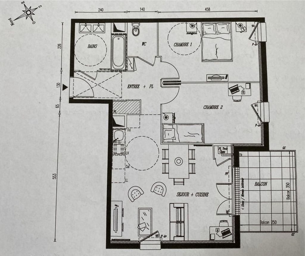 Achat appartement à vendre 3 pièces 64 m² - Saint-Gilles-Croix-de-Vie
