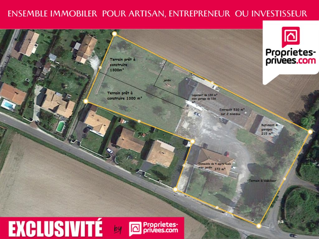 Achat studio à vendre 1 297 m² - Écurat