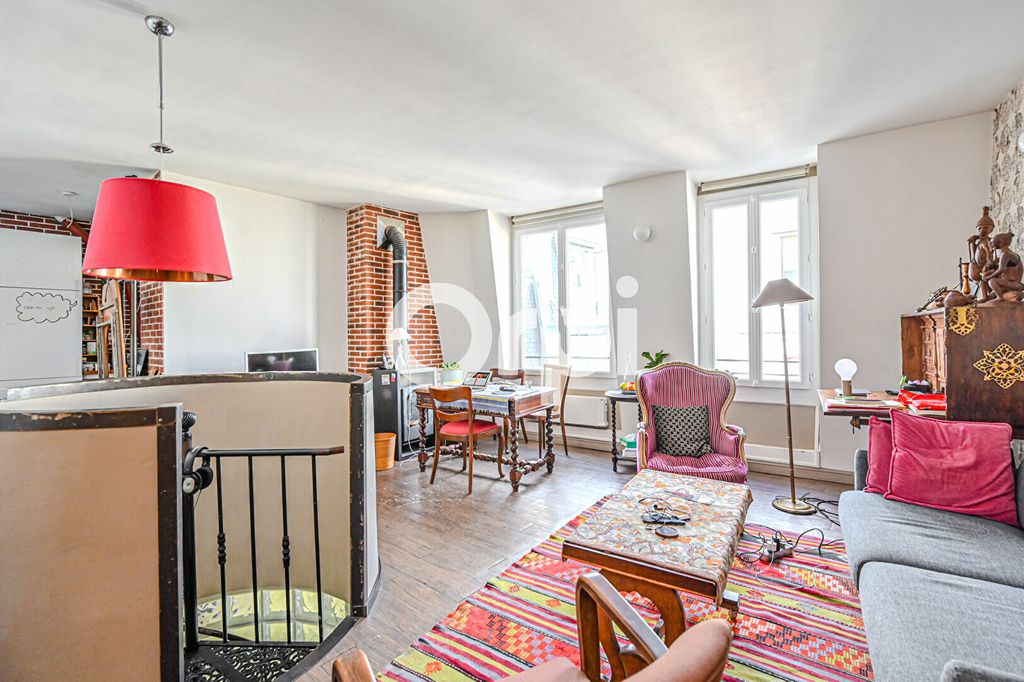 Achat duplex à vendre 3 pièces 68 m² - Paris 20ème arrondissement