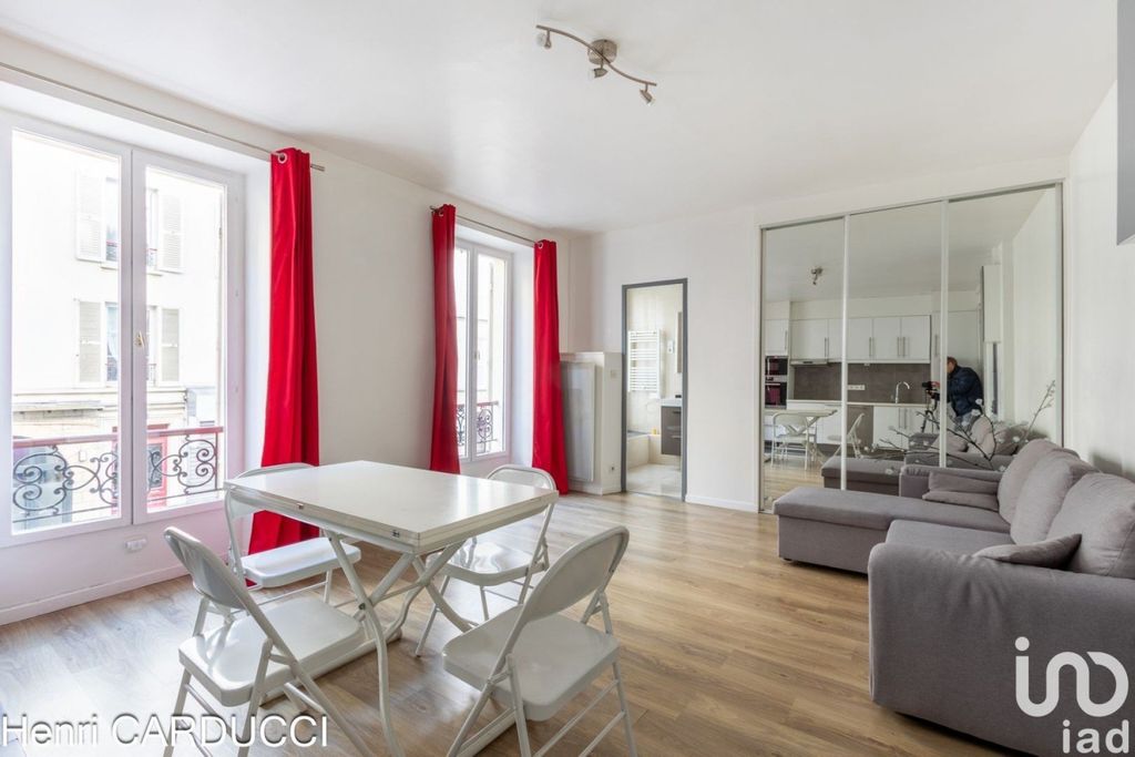 Achat studio à vendre 27 m² - Paris 17ème arrondissement