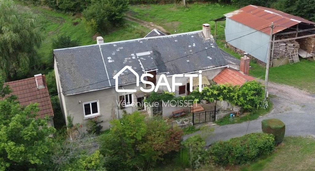 Achat maison à vendre 3 chambres 104 m² - Saint-Symphorien-de-Marmagne
