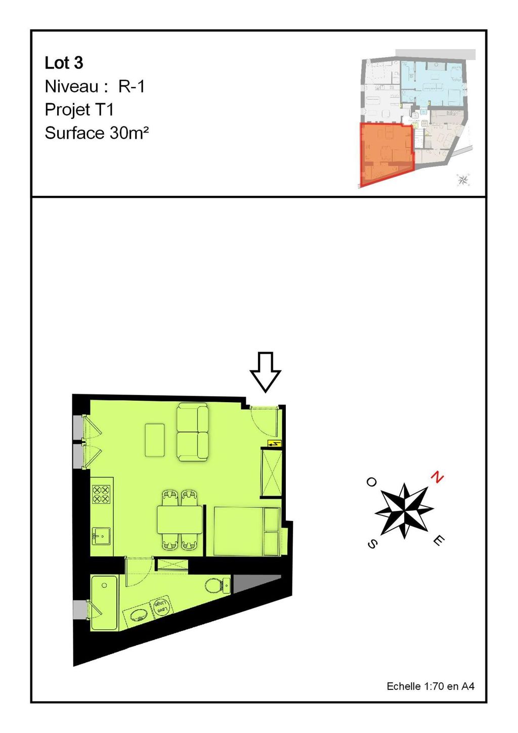 Achat appartement à vendre 2 pièces 30 m² - Albi