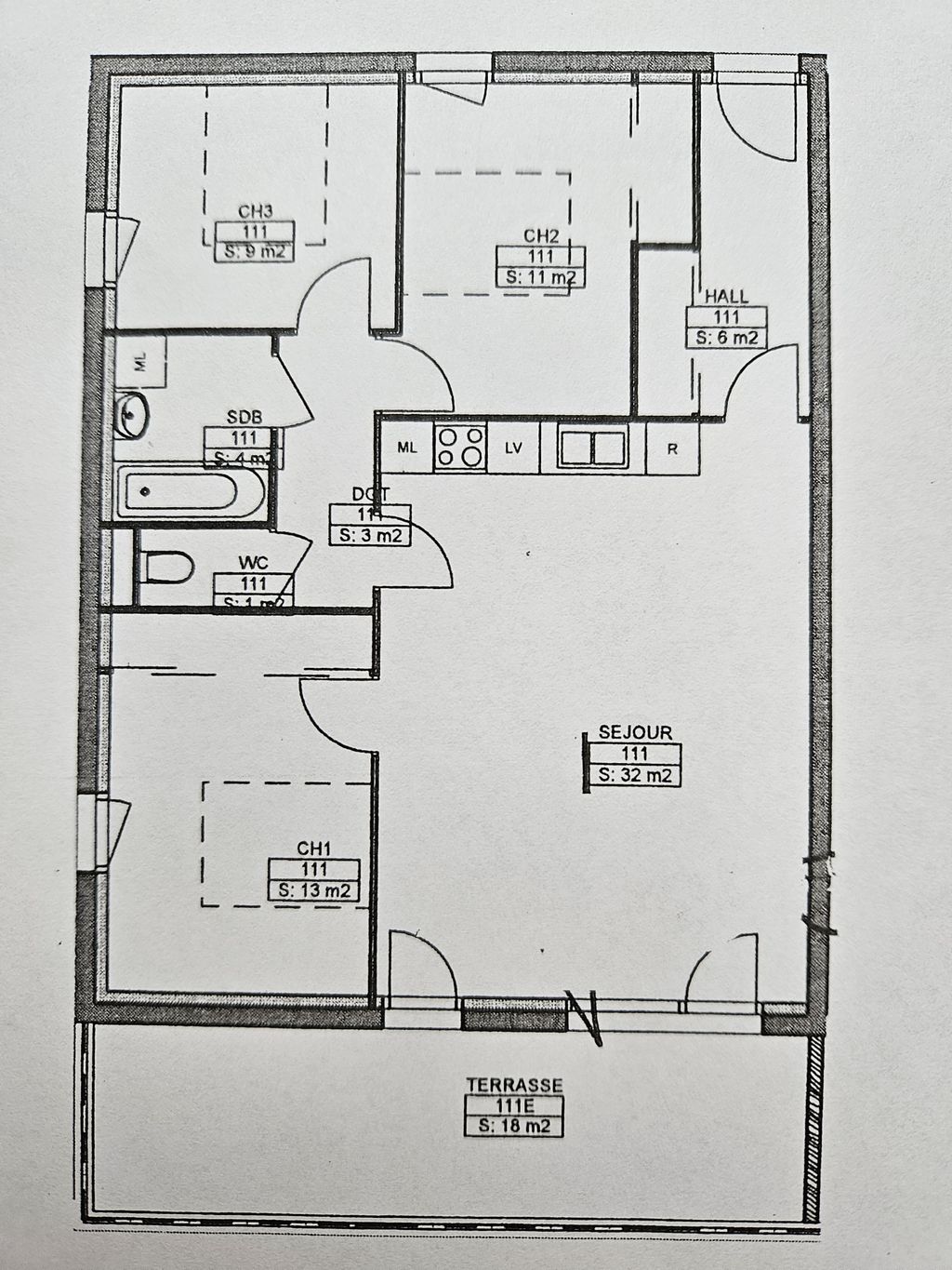 Achat appartement 4 pièce(s) Essert