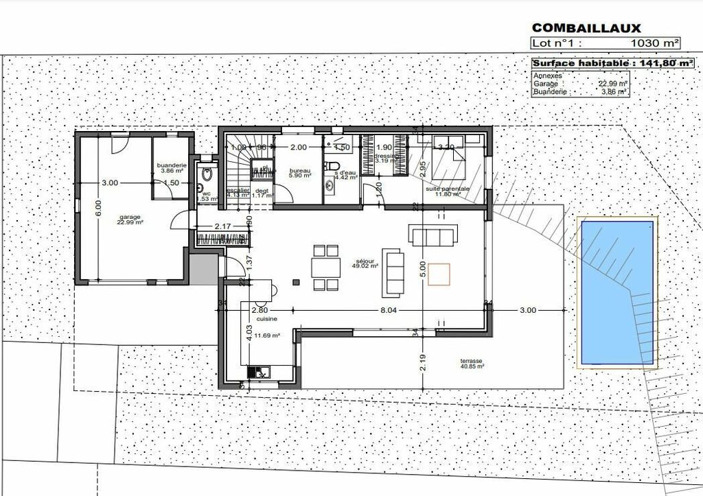 Achat maison à vendre 4 chambres 142 m² - Combaillaux