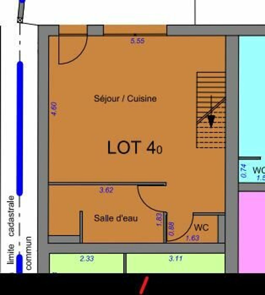 Achat appartement à vendre 2 pièces 53 m² - Morcenx