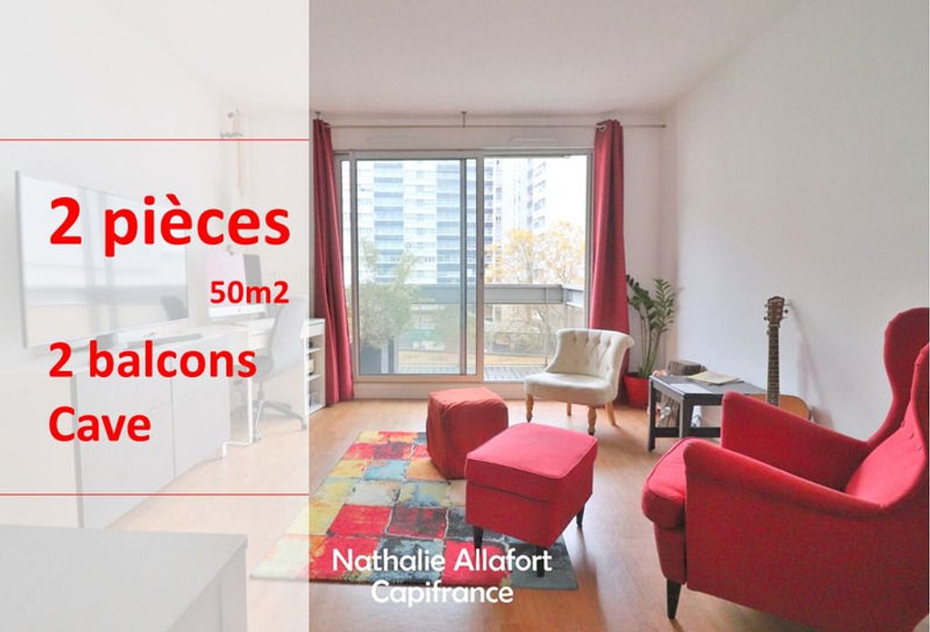 Achat appartement à vendre 2 pièces 50 m² - Montrouge