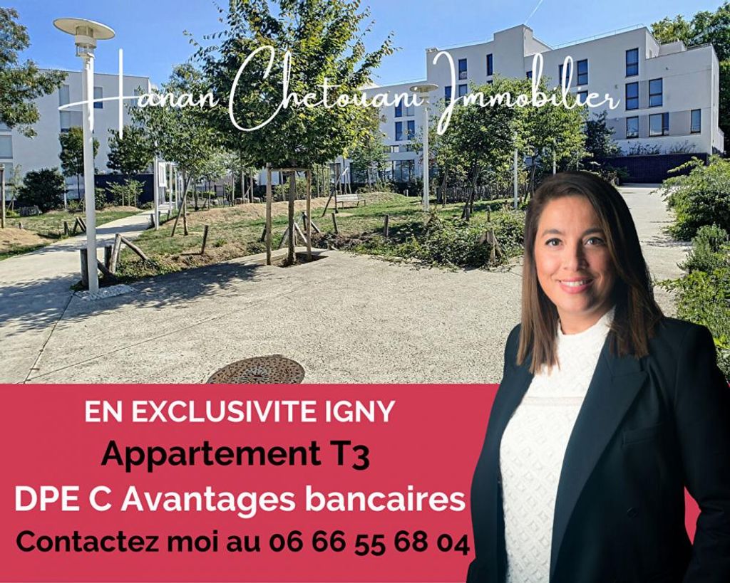 Achat appartement à vendre 3 pièces 67 m² - Igny