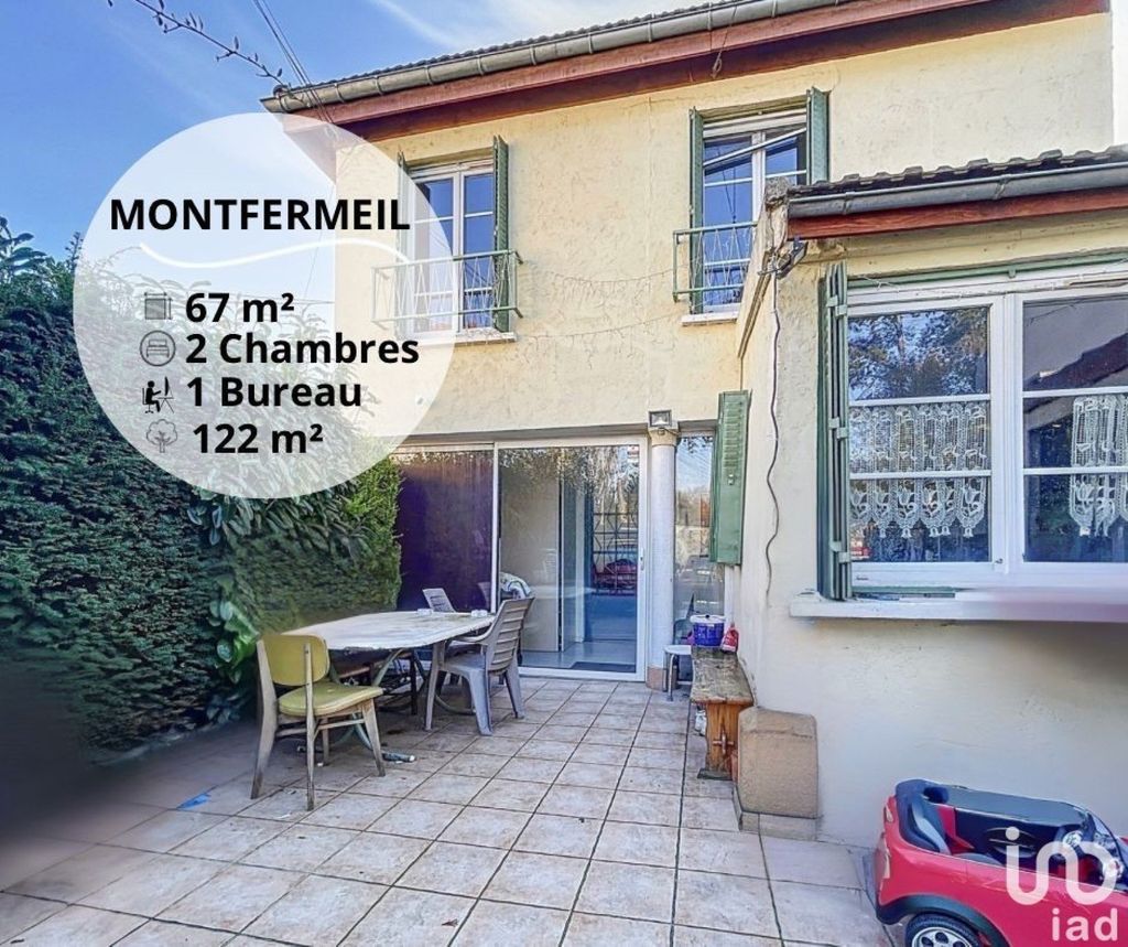 Achat maison à vendre 2 chambres 67 m² - Montfermeil