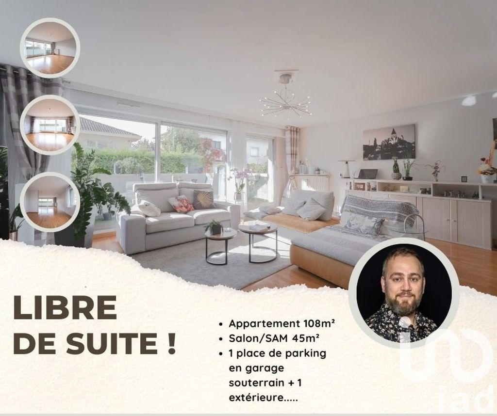Achat appartement à vendre 4 pièces 108 m² - Metz