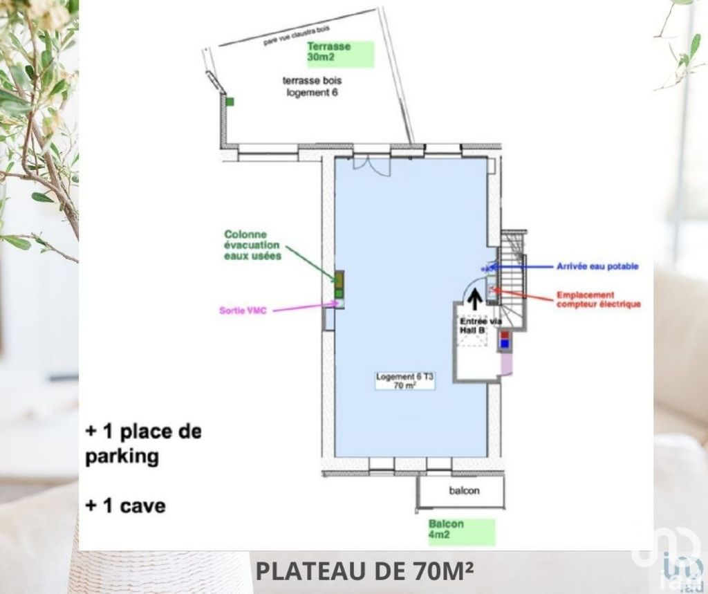 Achat appartement à vendre 3 pièces 70 m² - Autrans-Méaudre-en-Vercors