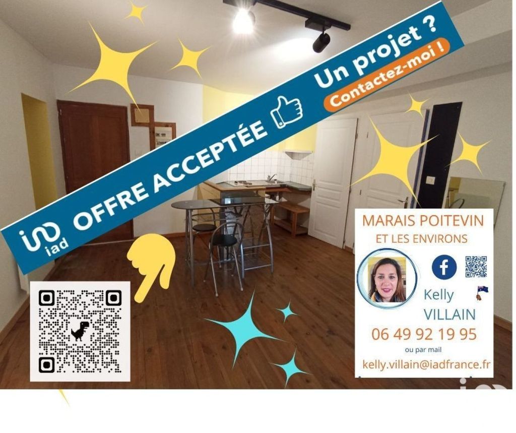 Achat appartement à vendre 2 pièces 25 m² - Niort