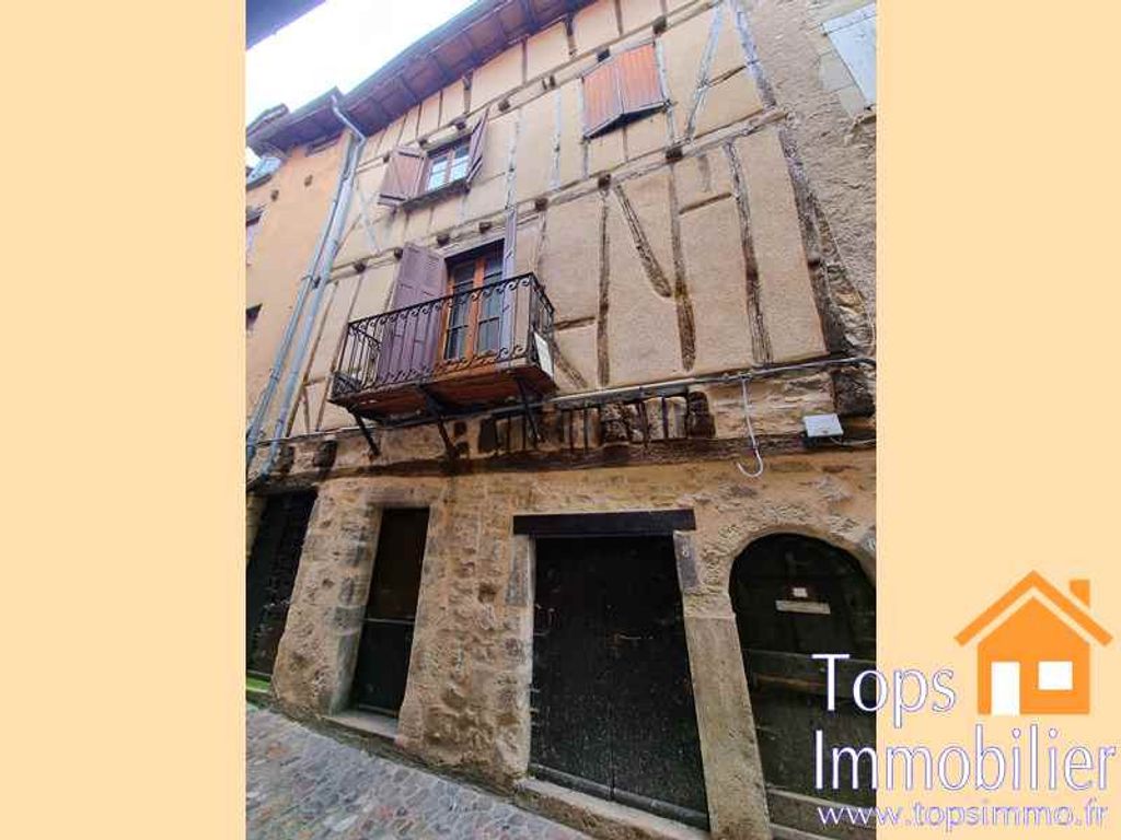 Achat maison à vendre 3 chambres 115 m² - Villefranche-de-Rouergue