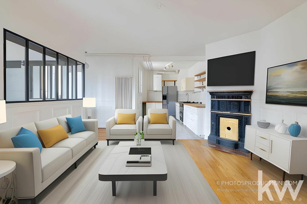 Achat appartement à vendre 3 pièces 46 m² - Levallois-Perret