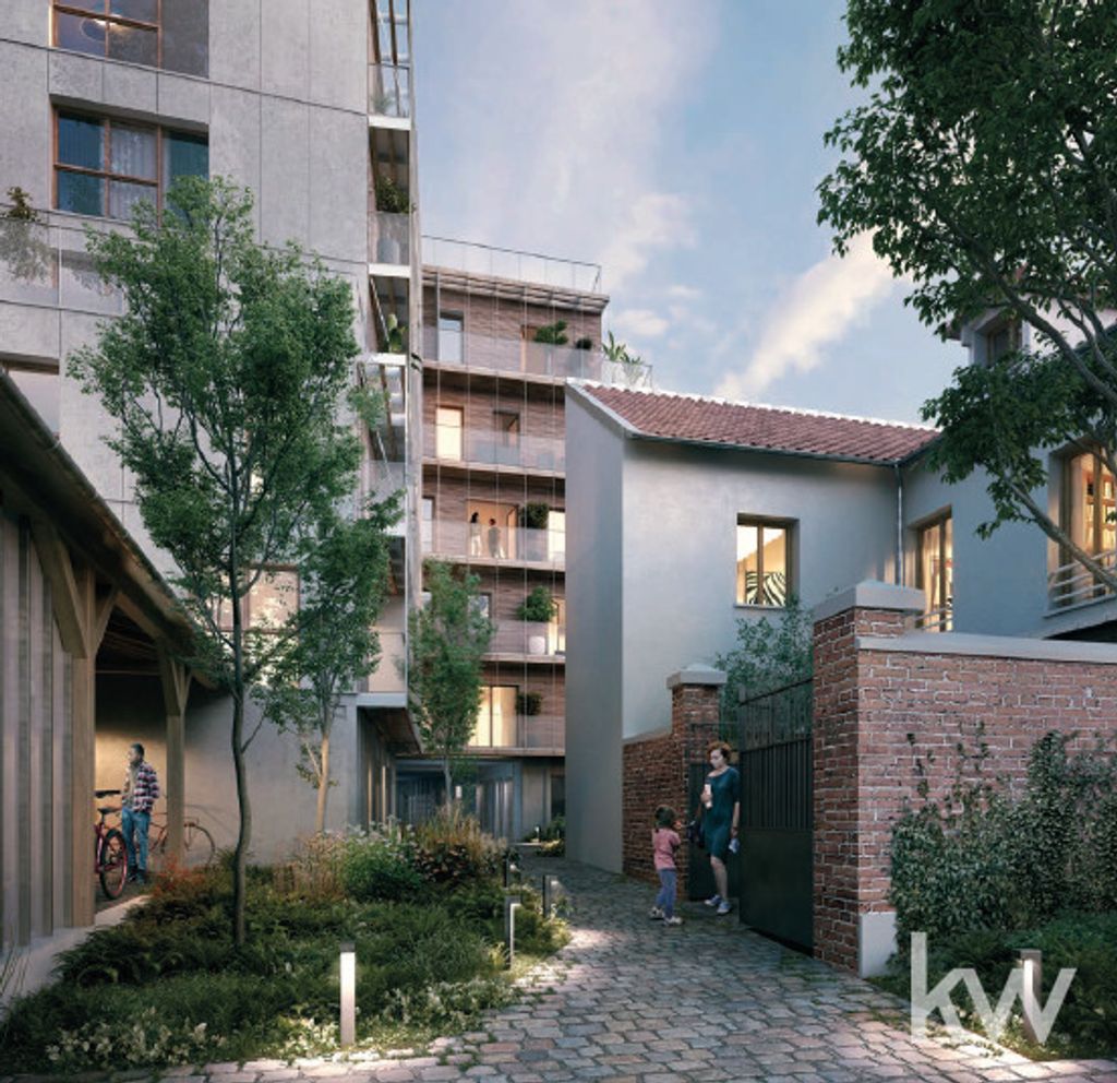 Achat appartement à vendre 3 pièces 64 m² - Paris 20ème arrondissement