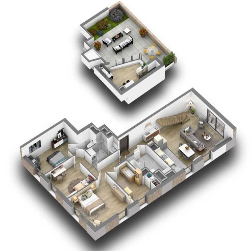Achat duplex à vendre 5 pièces 103 m² - Asnières-sur-Seine