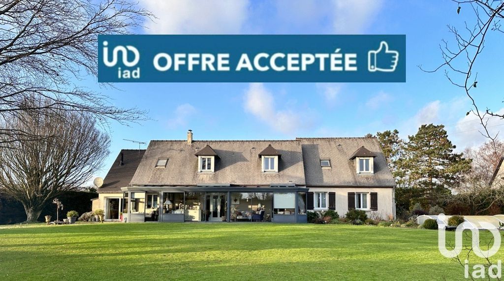 Achat maison à vendre 5 chambres 250 m² - Tourville-sur-Sienne