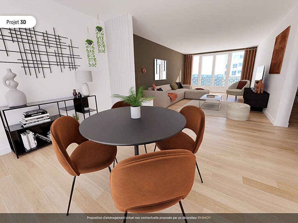 Achat appartement à vendre 4 pièces 84 m² - Mont-Saint-Aignan