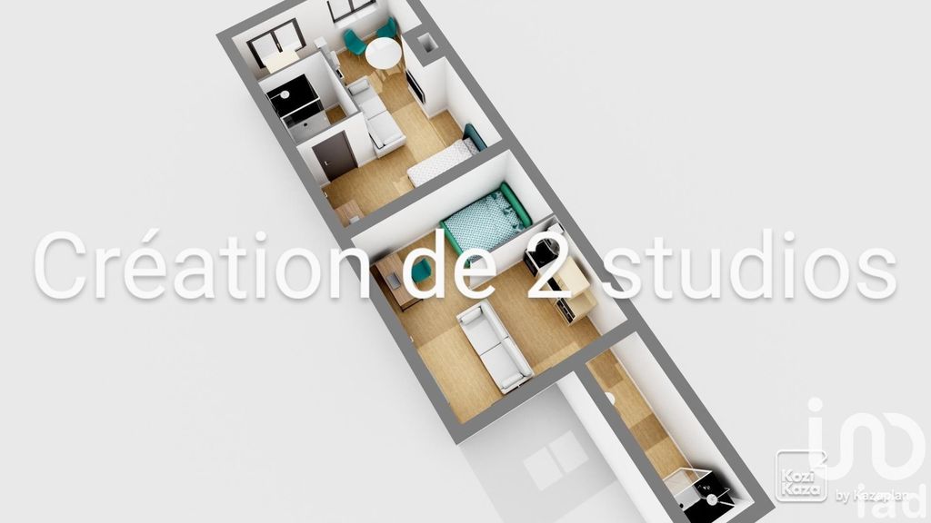 Achat appartement à vendre 2 pièces 49 m² - Nancy
