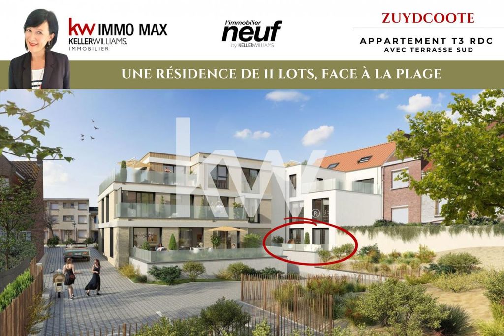 Achat appartement à vendre 3 pièces 63 m² - Zuydcoote