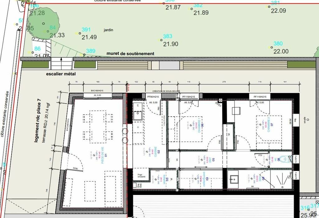 Achat loft à vendre 3 pièces 61 m² - Anglet