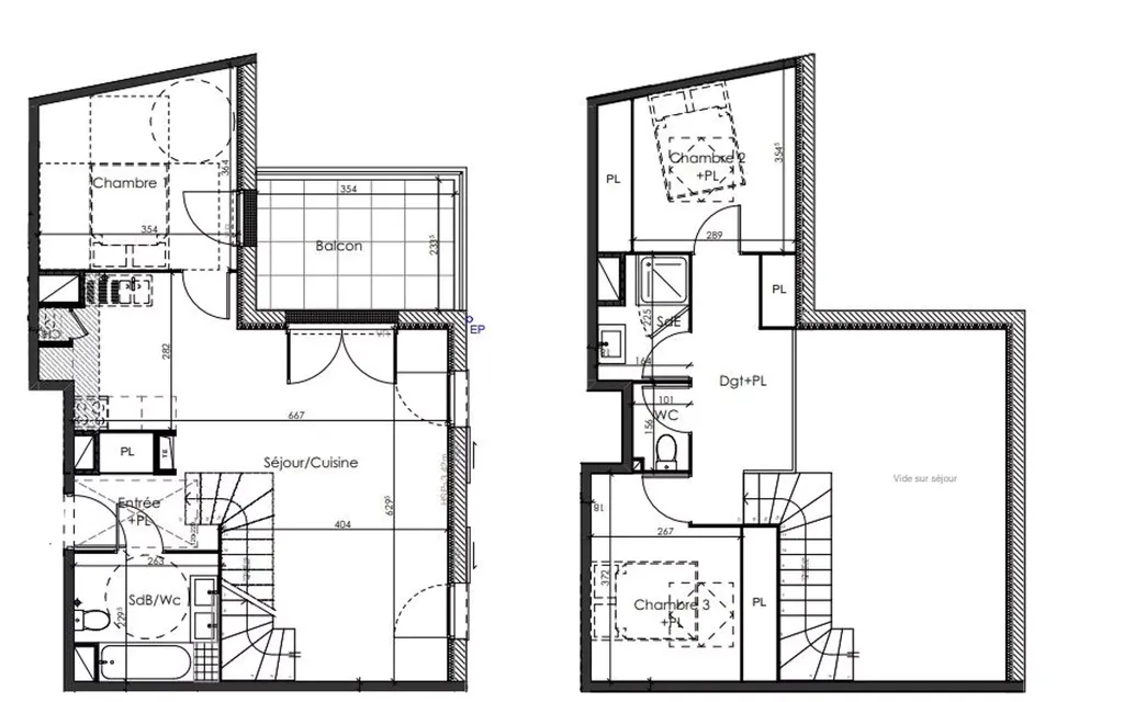 Achat duplex à vendre 3 pièces 87 m² - Garéoult