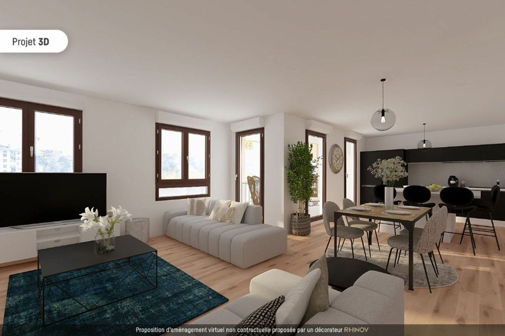 Achat appartement à vendre 3 pièces 87 m² - Lyon 3ème arrondissement