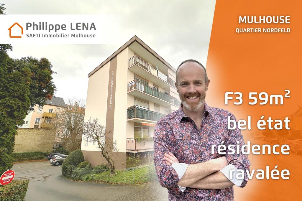 Achat appartement à vendre 3 pièces 58 m² - Mulhouse