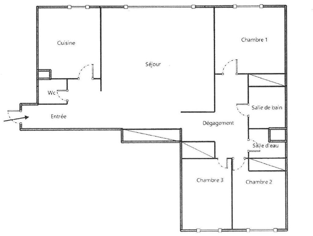 Achat appartement à vendre 4 pièces 92 m² - Antony