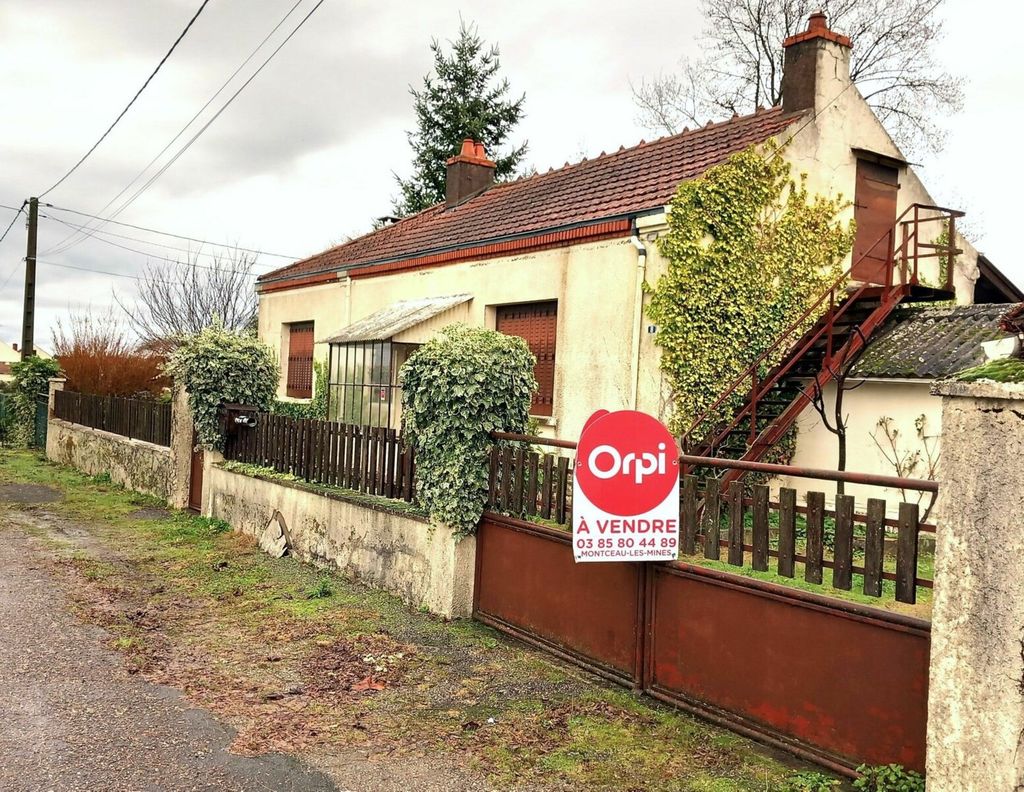 Achat maison à vendre 2 chambres 85 m² - Montceau-les-Mines