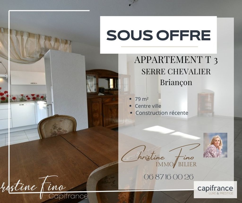 Achat appartement à vendre 4 pièces 78 m² - Briançon