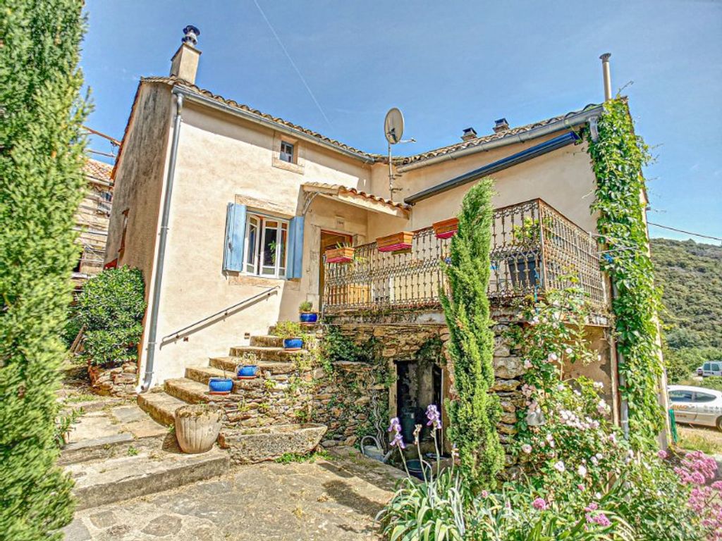 Achat maison à vendre 4 chambres 151 m² - Saint-Vincent-d'Olargues