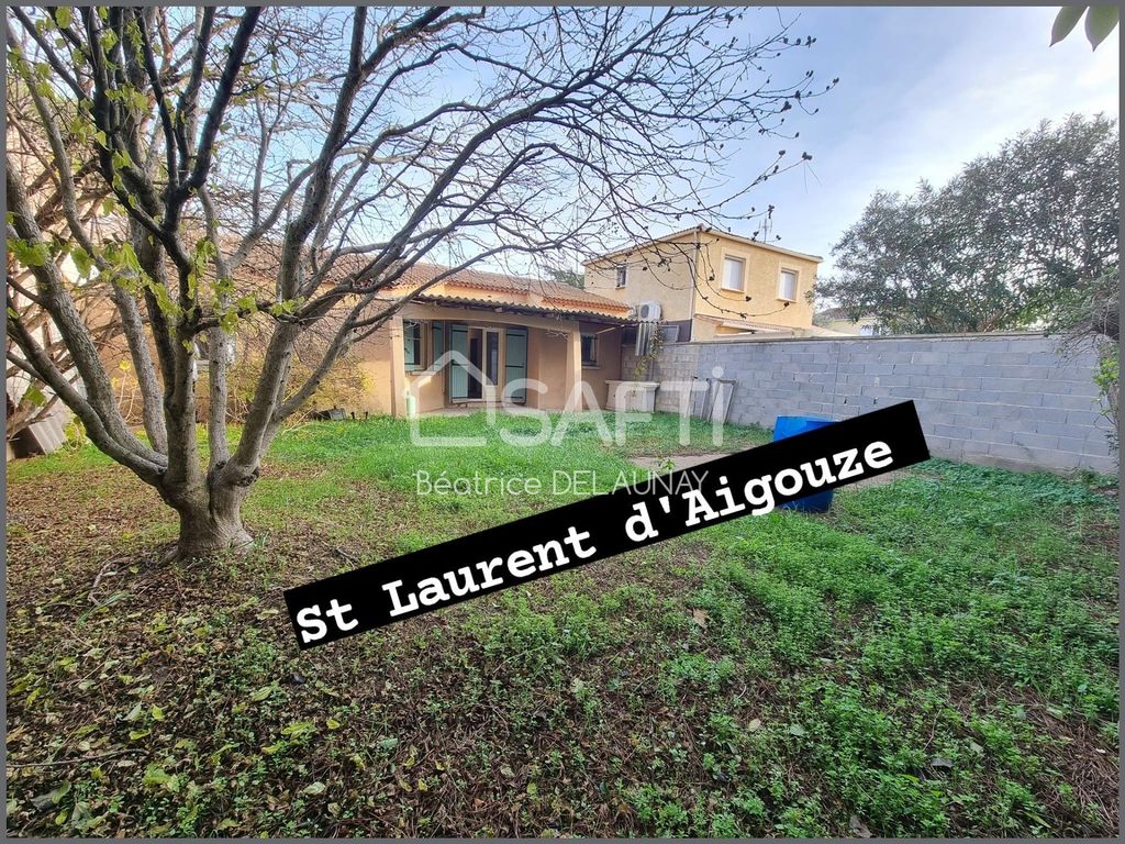 Achat maison à vendre 3 chambres 75 m² - Saint-Laurent-d'Aigouze