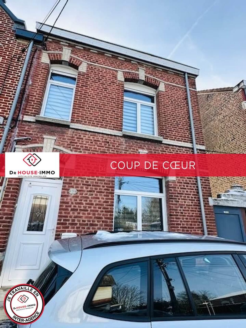 Achat maison à vendre 3 chambres 105 m² - Valenciennes