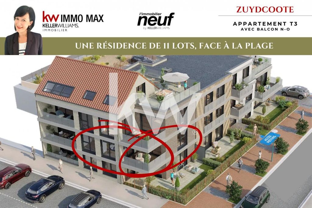 Achat appartement à vendre 4 pièces 101 m² - Zuydcoote