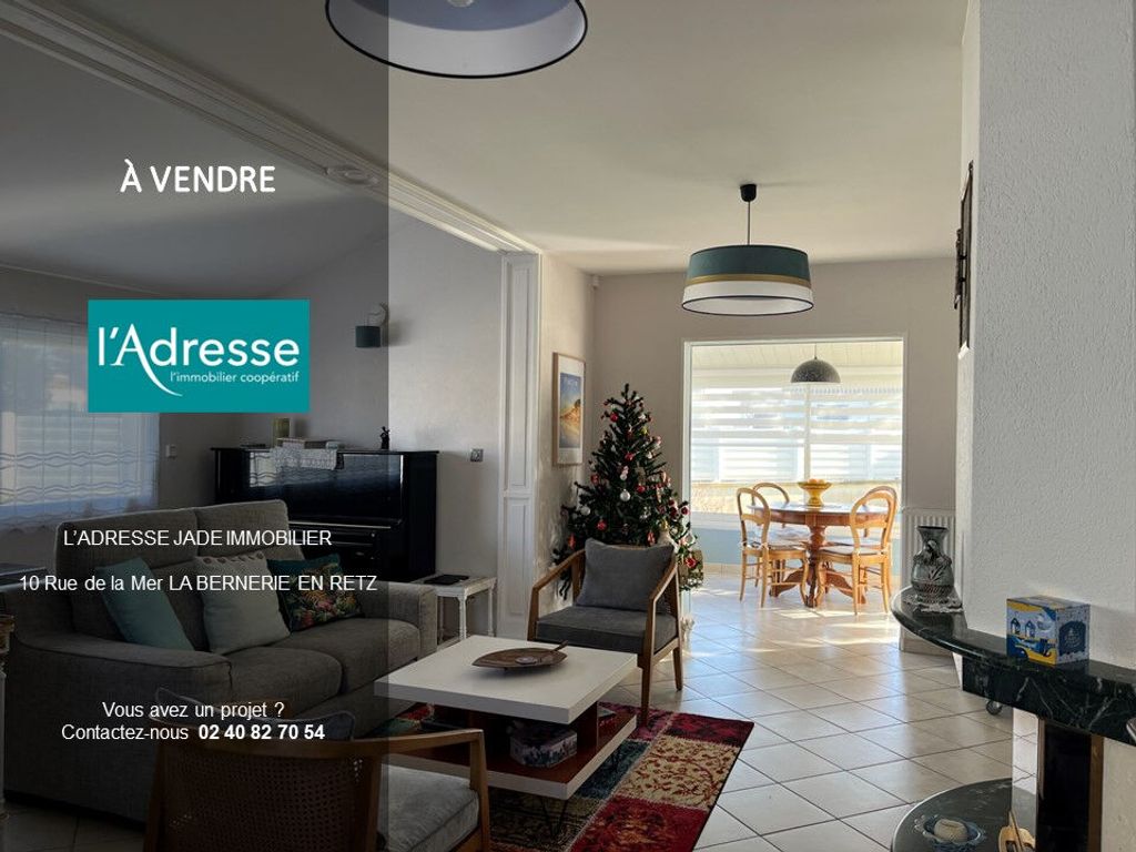 Achat maison à vendre 3 chambres 134 m² - La Bernerie-en-Retz