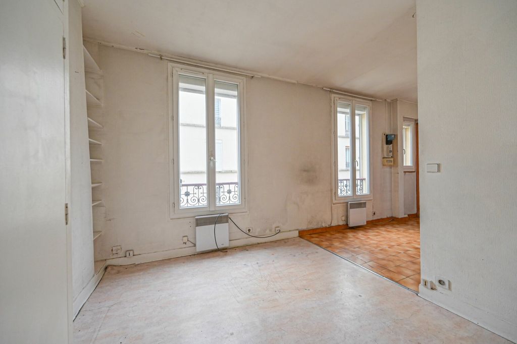 Achat studio à vendre 21 m² - Paris 20ème arrondissement