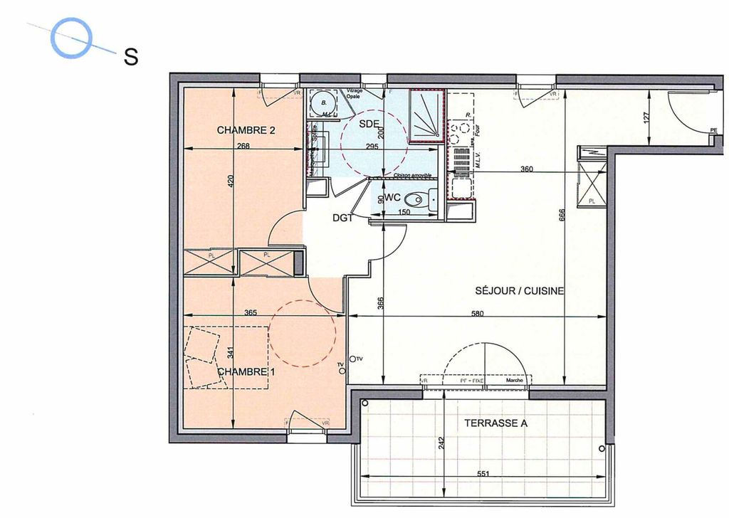 Achat appartement à vendre 3 pièces 67 m² - Sète
