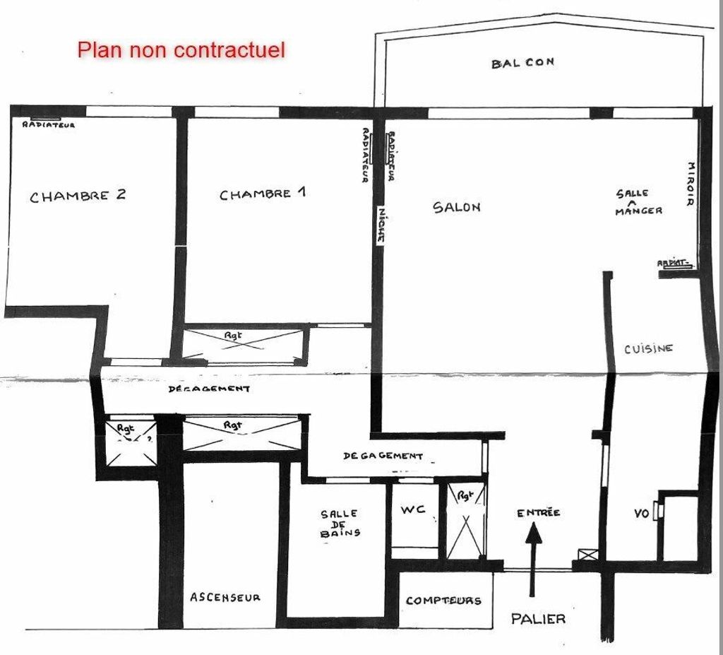 Achat appartement à vendre 3 pièces 74 m² - Paris 13ème arrondissement