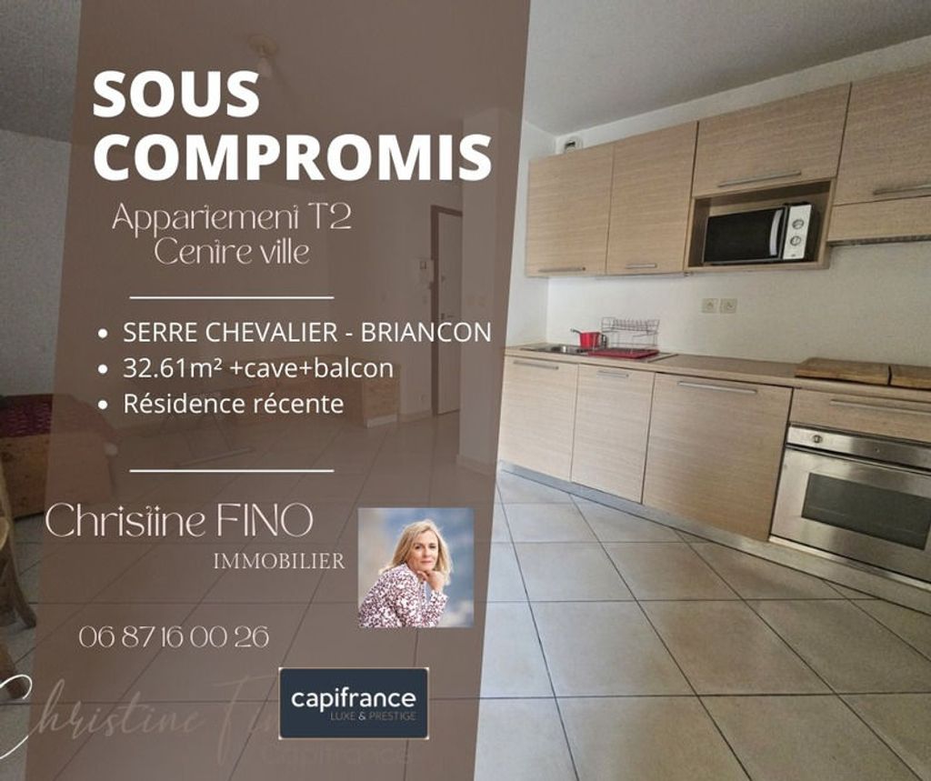 Achat appartement à vendre 2 pièces 33 m² - Briançon
