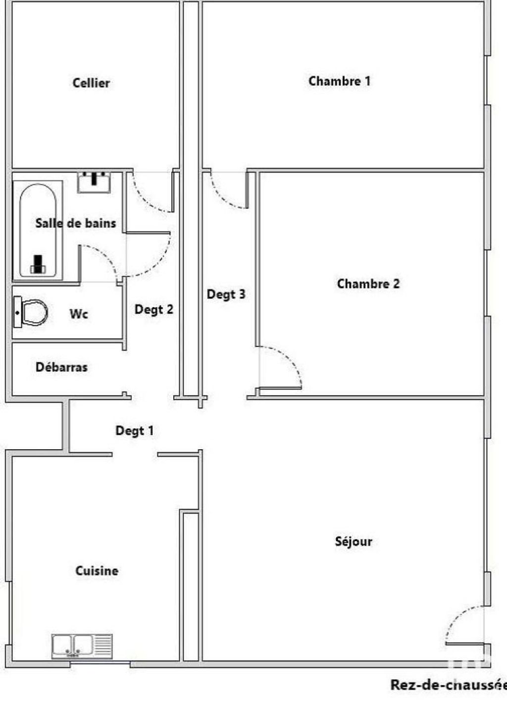 Achat appartement 6 pièce(s) Boëssé-le-Sec