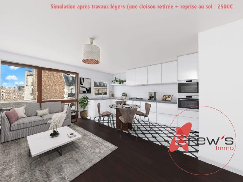 Achat appartement à vendre 2 pièces 50 m² - Paris 13ème arrondissement