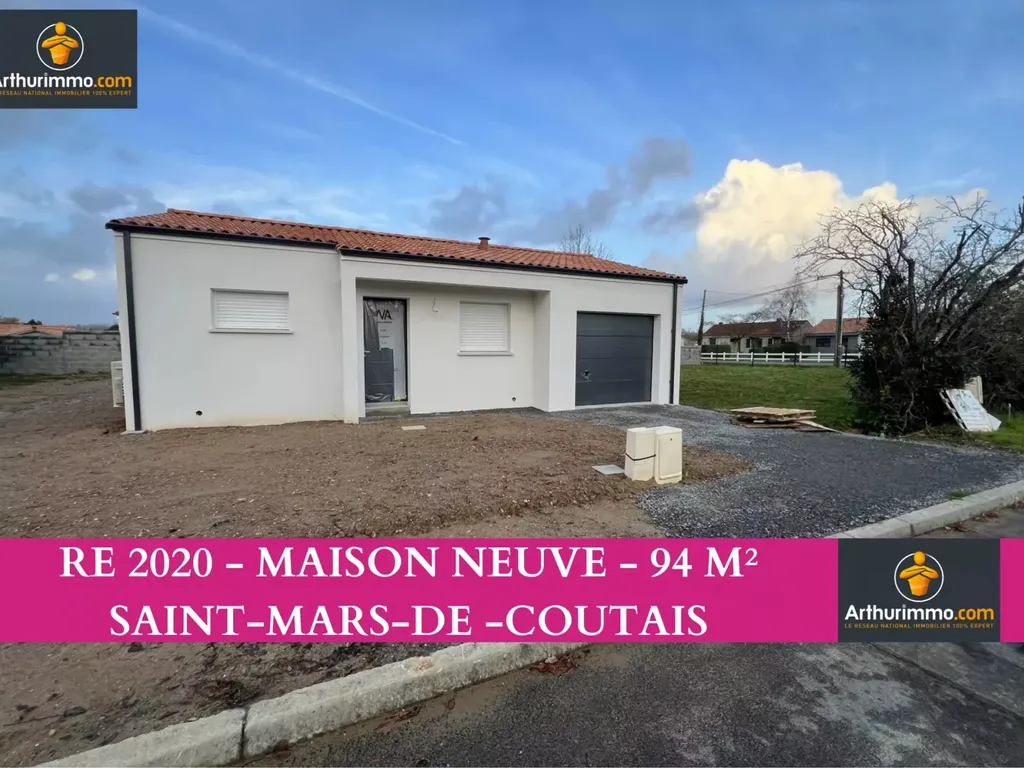 Achat maison à vendre 3 chambres 93 m² - Saint-Mars-de-Coutais