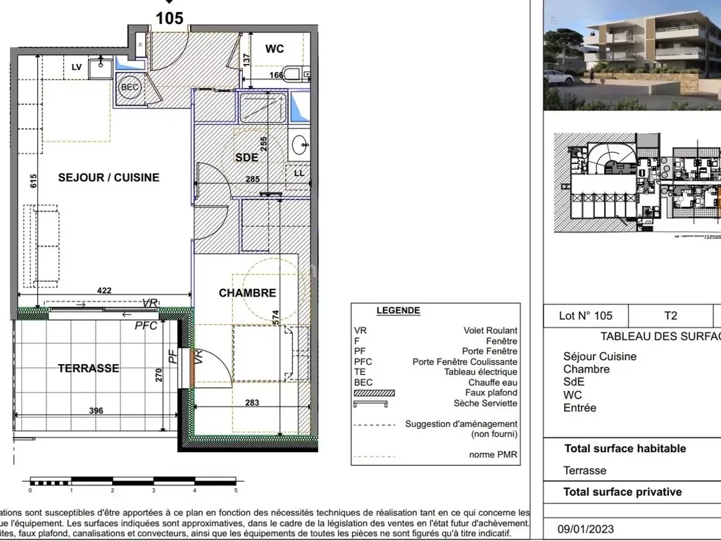 Achat appartement à vendre 2 pièces 52 m² - Calvi
