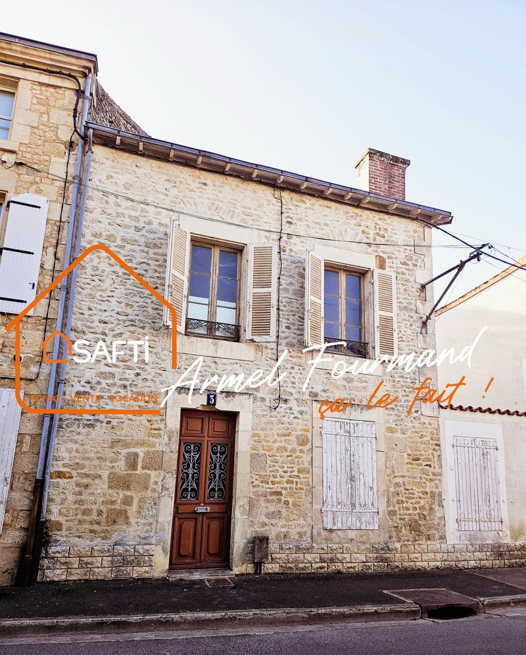 Achat maison à vendre 2 chambres 55 m² - Saint-Maixent-l'École