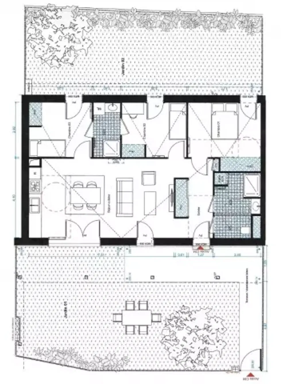 Achat appartement à vendre 4 pièces 81 m² - Vigoulet-Auzil