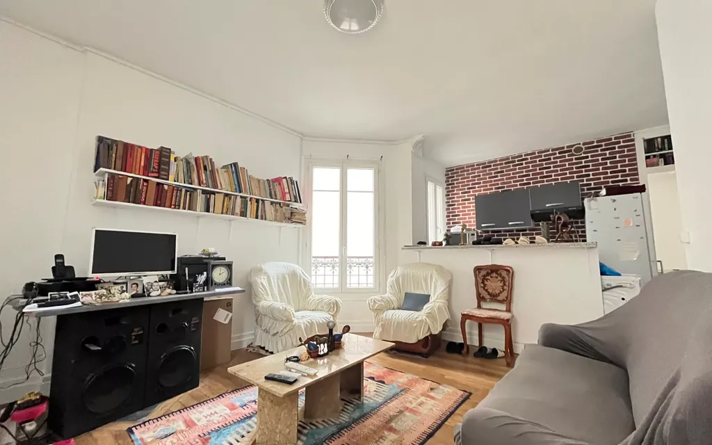 Achat appartement à vendre 3 pièces 45 m² - Paris 18ème arrondissement